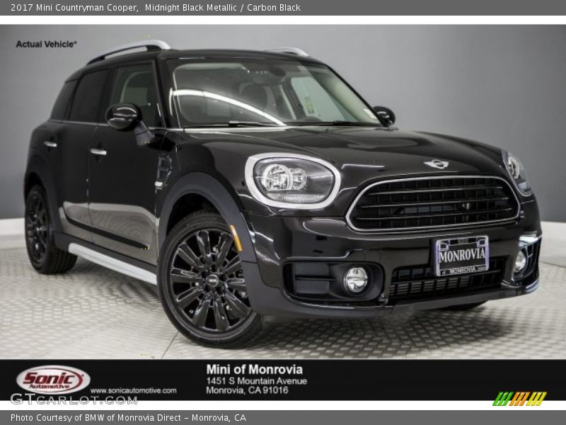 Midnight Black Metallic / Carbon Black 2017 Mini Countryman Cooper