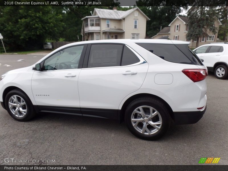 Summit White / Jet Black 2018 Chevrolet Equinox LT AWD