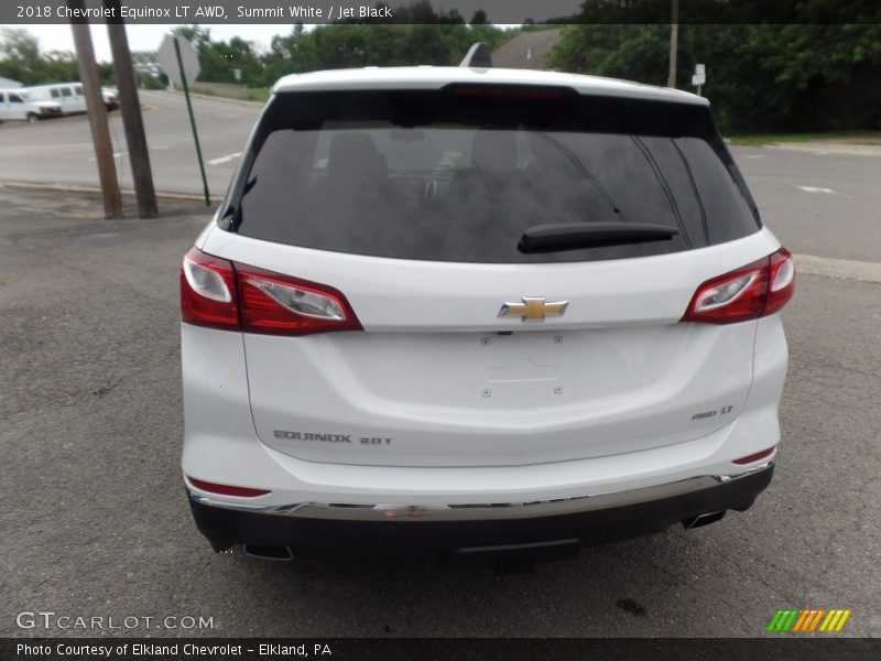 Summit White / Jet Black 2018 Chevrolet Equinox LT AWD
