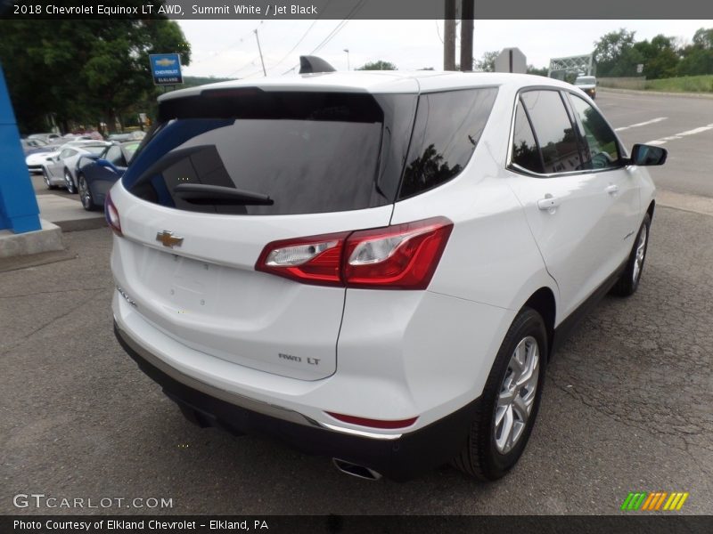 Summit White / Jet Black 2018 Chevrolet Equinox LT AWD