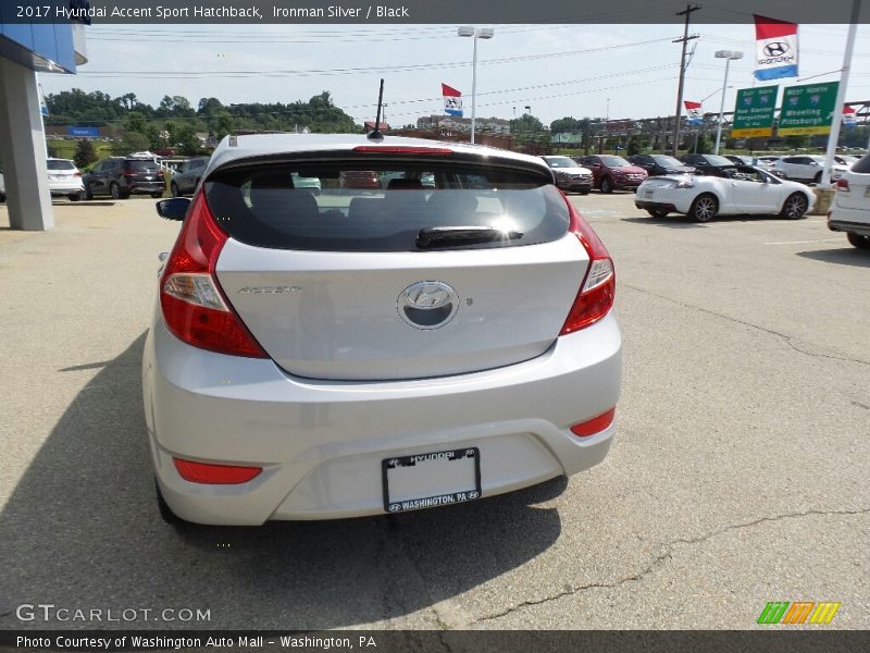 Ironman Silver / Black 2017 Hyundai Accent Sport Hatchback