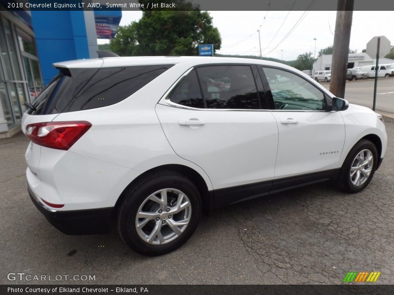 Summit White / Jet Black 2018 Chevrolet Equinox LT AWD