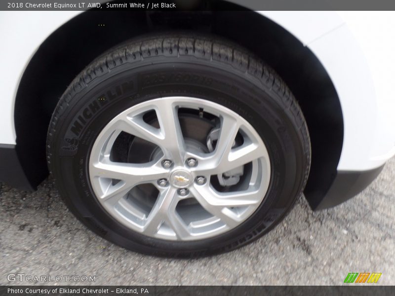 Summit White / Jet Black 2018 Chevrolet Equinox LT AWD