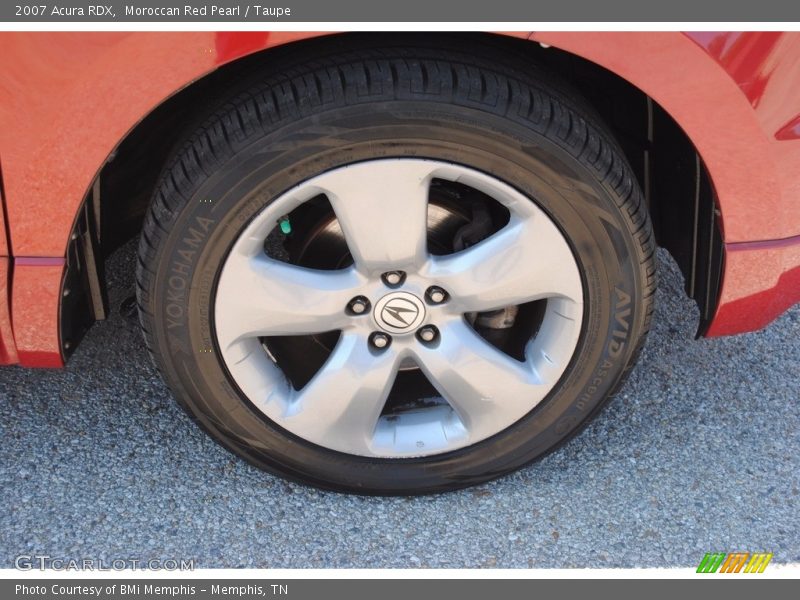 Moroccan Red Pearl / Taupe 2007 Acura RDX