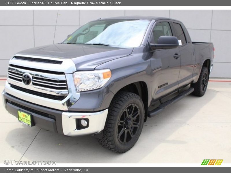 Magnetic Gray Metallic / Black 2017 Toyota Tundra SR5 Double Cab