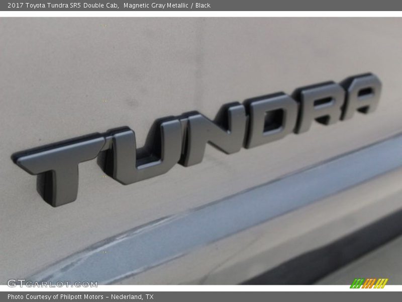 Magnetic Gray Metallic / Black 2017 Toyota Tundra SR5 Double Cab