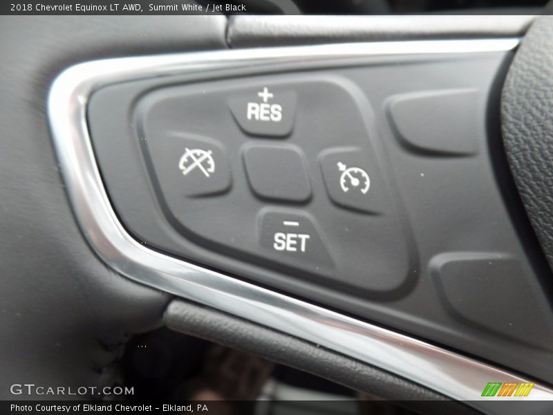 Summit White / Jet Black 2018 Chevrolet Equinox LT AWD
