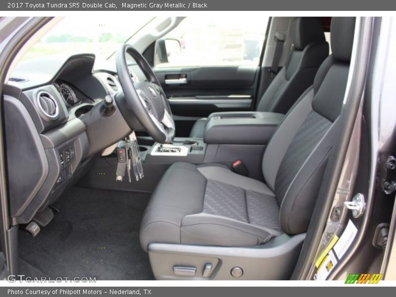 Magnetic Gray Metallic / Black 2017 Toyota Tundra SR5 Double Cab