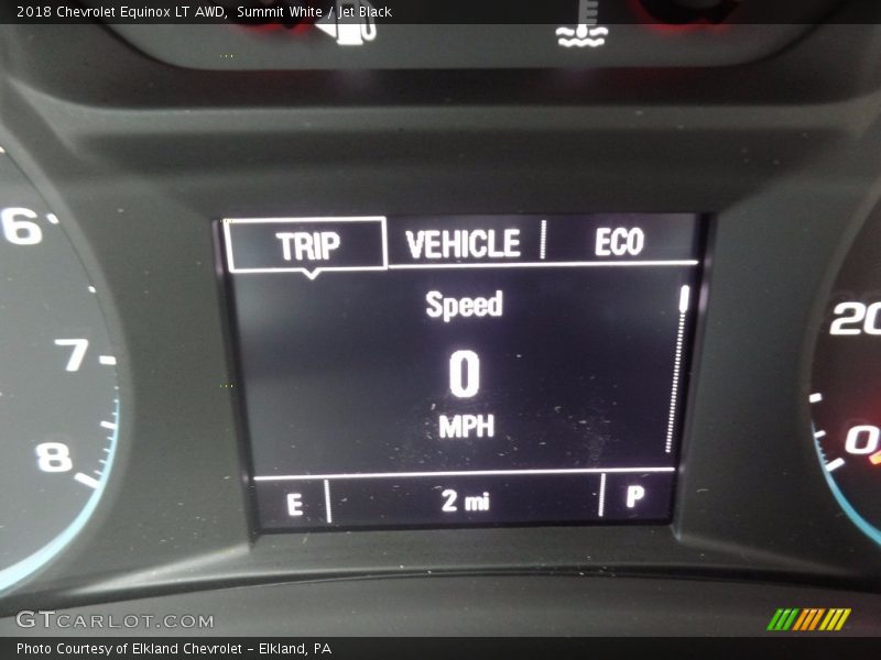 Summit White / Jet Black 2018 Chevrolet Equinox LT AWD