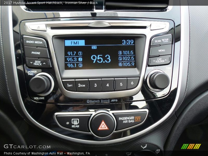 Ironman Silver / Black 2017 Hyundai Accent Sport Hatchback
