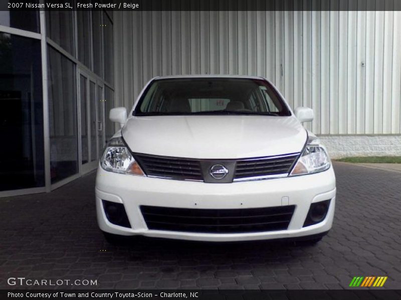 Fresh Powder / Beige 2007 Nissan Versa SL