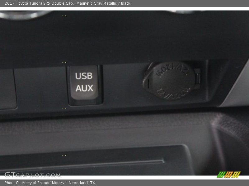 Magnetic Gray Metallic / Black 2017 Toyota Tundra SR5 Double Cab