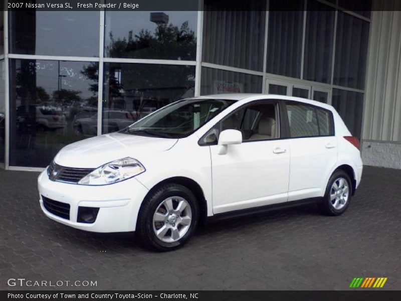 Fresh Powder / Beige 2007 Nissan Versa SL