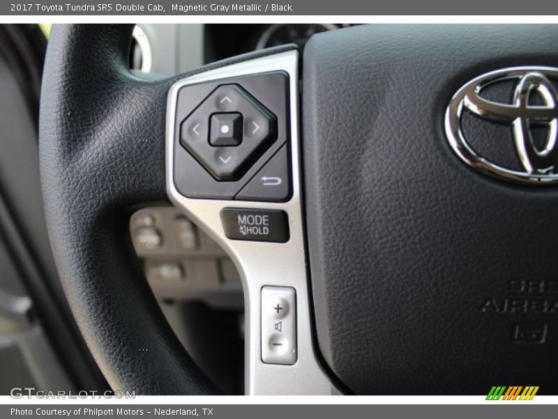 Magnetic Gray Metallic / Black 2017 Toyota Tundra SR5 Double Cab