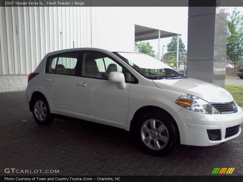Fresh Powder / Beige 2007 Nissan Versa SL