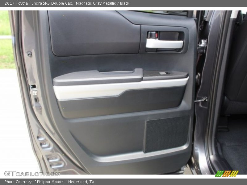 Magnetic Gray Metallic / Black 2017 Toyota Tundra SR5 Double Cab