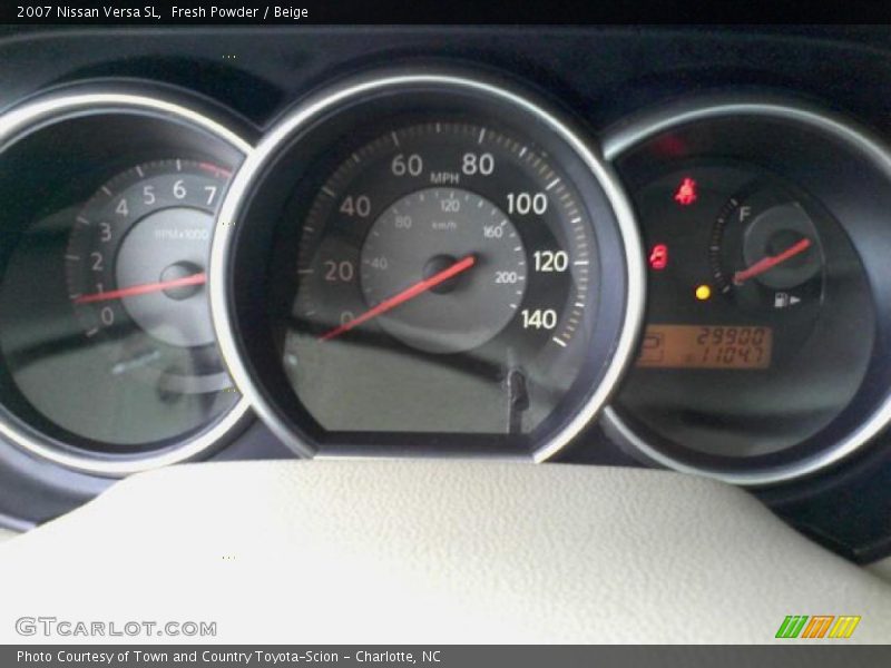 Fresh Powder / Beige 2007 Nissan Versa SL