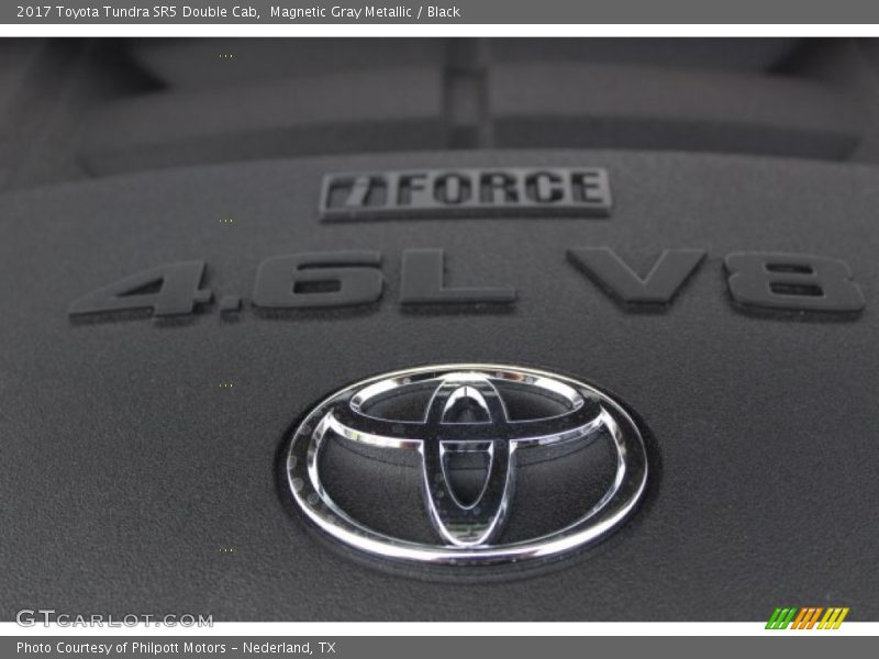 Magnetic Gray Metallic / Black 2017 Toyota Tundra SR5 Double Cab