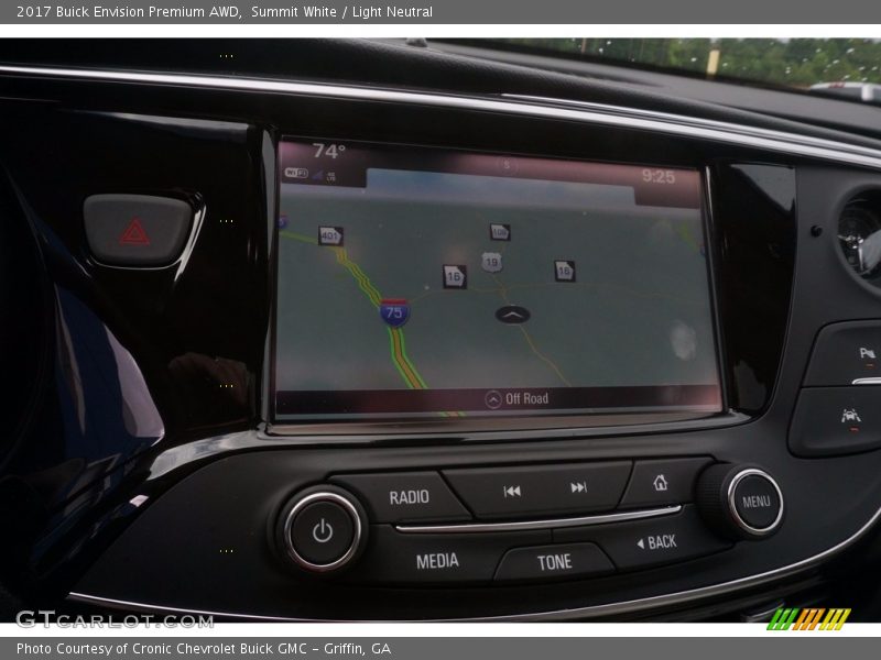Navigation of 2017 Envision Premium AWD