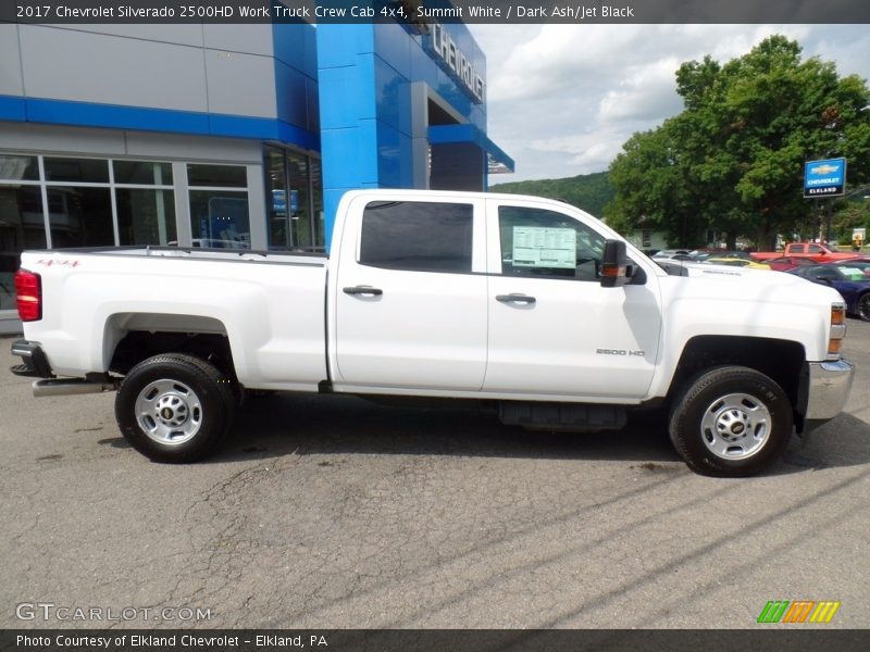 Summit White / Dark Ash/Jet Black 2017 Chevrolet Silverado 2500HD Work Truck Crew Cab 4x4