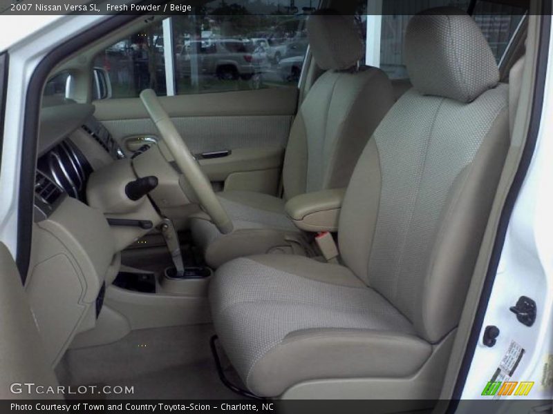 Fresh Powder / Beige 2007 Nissan Versa SL