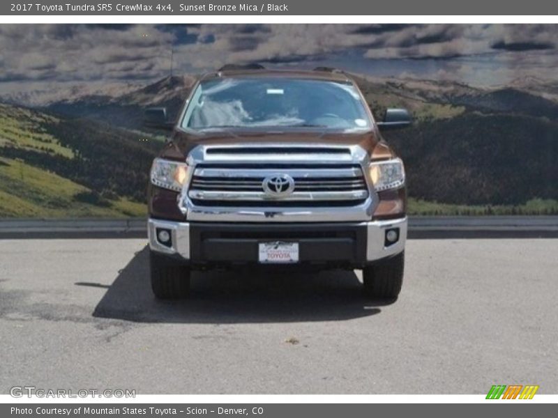 Sunset Bronze Mica / Black 2017 Toyota Tundra SR5 CrewMax 4x4