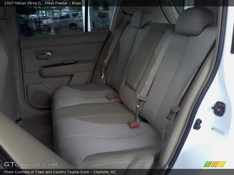 Fresh Powder / Beige 2007 Nissan Versa SL