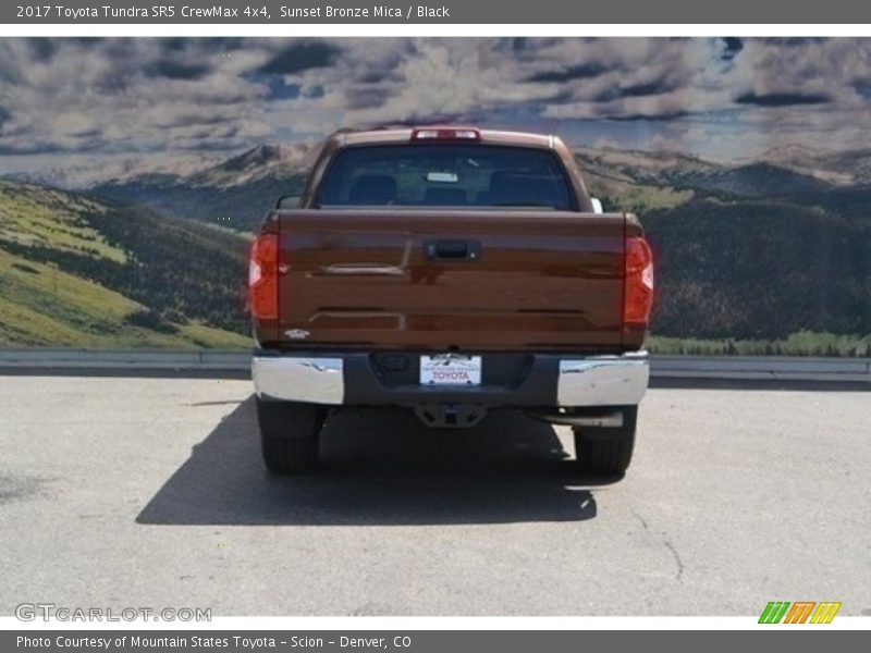 Sunset Bronze Mica / Black 2017 Toyota Tundra SR5 CrewMax 4x4