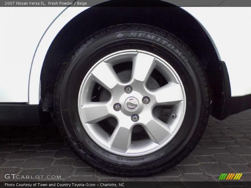 Fresh Powder / Beige 2007 Nissan Versa SL
