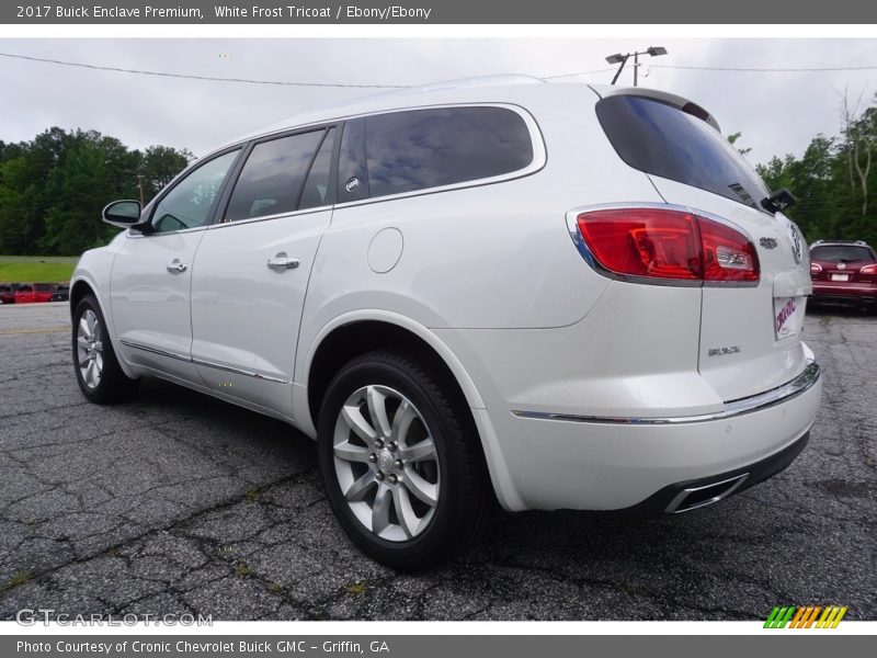 White Frost Tricoat / Ebony/Ebony 2017 Buick Enclave Premium