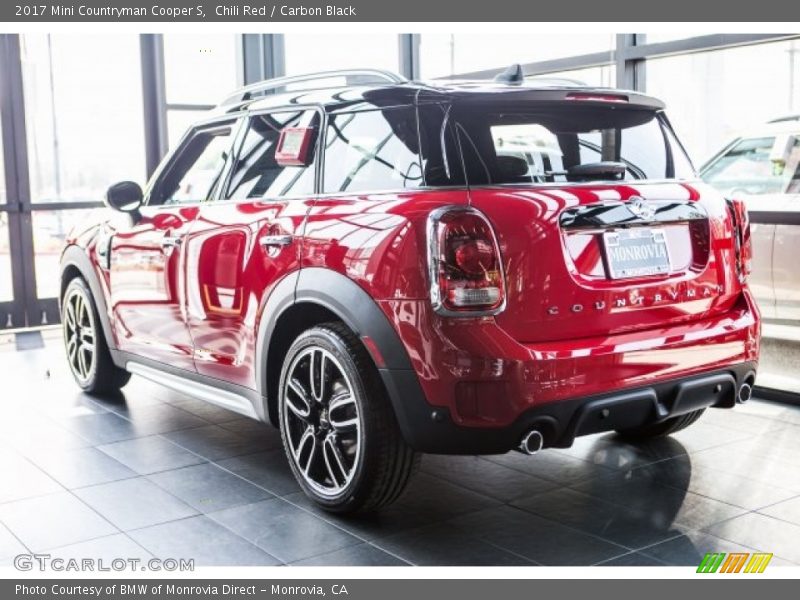 Chili Red / Carbon Black 2017 Mini Countryman Cooper S