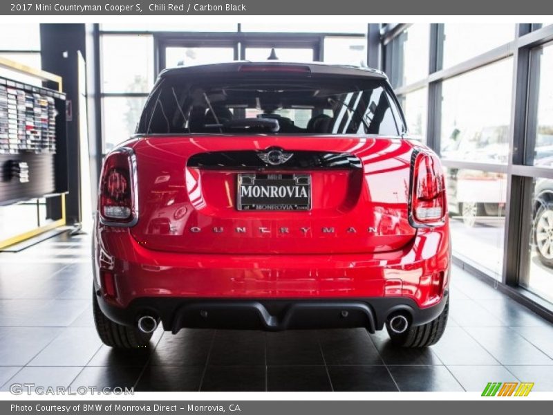 Chili Red / Carbon Black 2017 Mini Countryman Cooper S