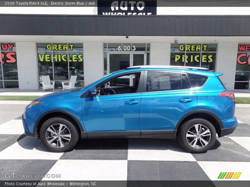 Electric Storm Blue / Ash 2016 Toyota RAV4 XLE