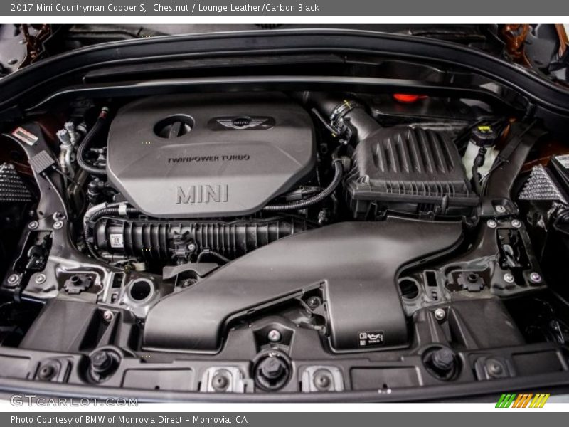  2017 Countryman Cooper S Engine - 2.0 Liter TwinPower Turbocharged DOHC 16-Valve VVT 4 Cylinder