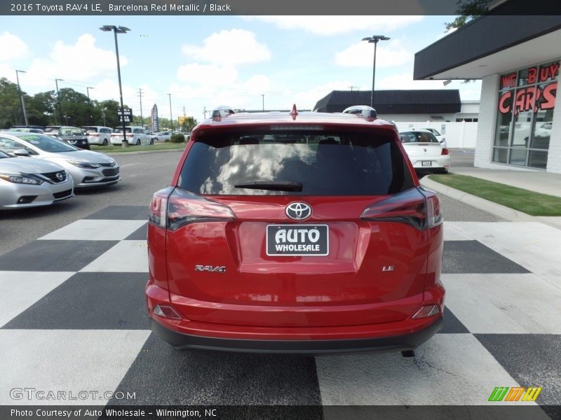 Barcelona Red Metallic / Black 2016 Toyota RAV4 LE