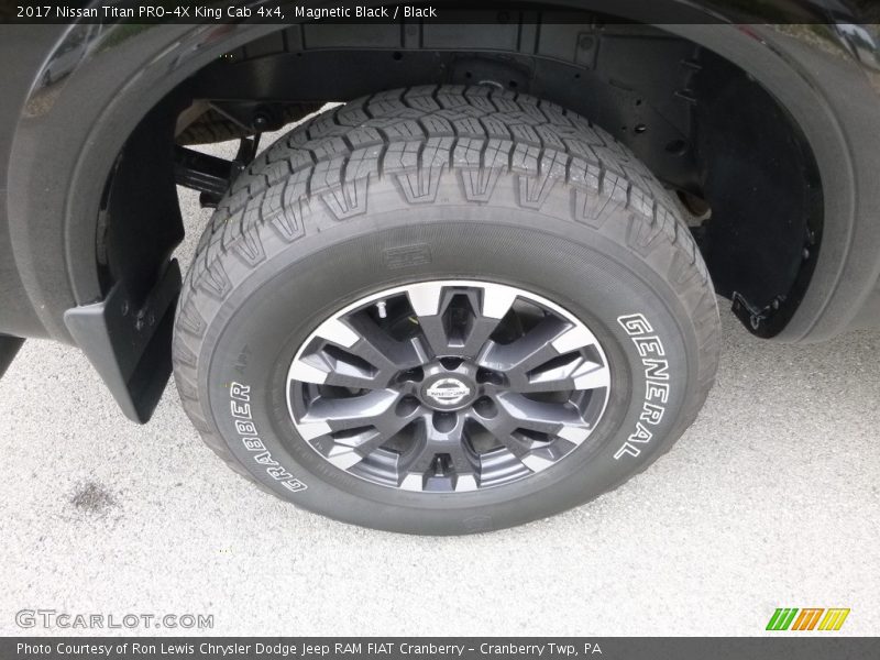 Magnetic Black / Black 2017 Nissan Titan PRO-4X King Cab 4x4
