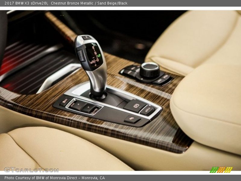 Chestnut Bronze Metallic / Sand Beige/Black 2017 BMW X3 sDrive28i