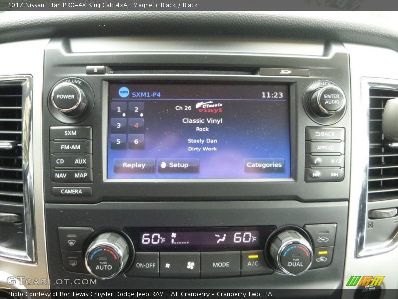 Controls of 2017 Titan PRO-4X King Cab 4x4