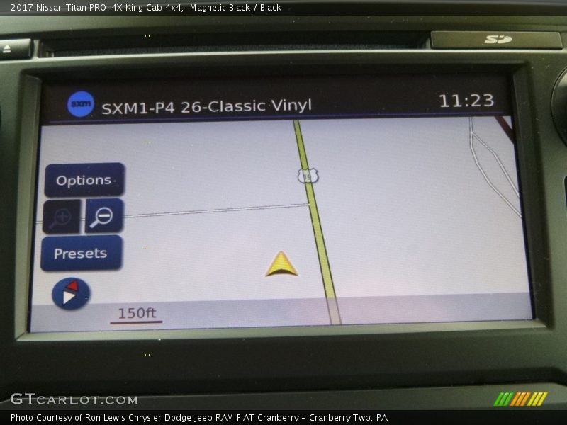 Navigation of 2017 Titan PRO-4X King Cab 4x4