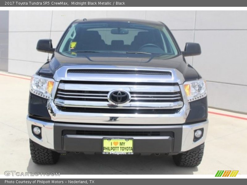 Midnight Black Metallic / Black 2017 Toyota Tundra SR5 CrewMax