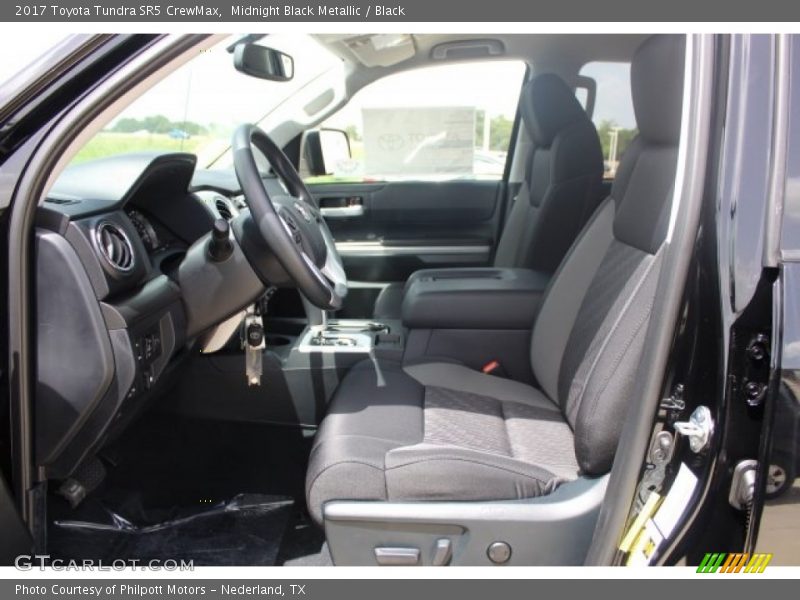 Midnight Black Metallic / Black 2017 Toyota Tundra SR5 CrewMax