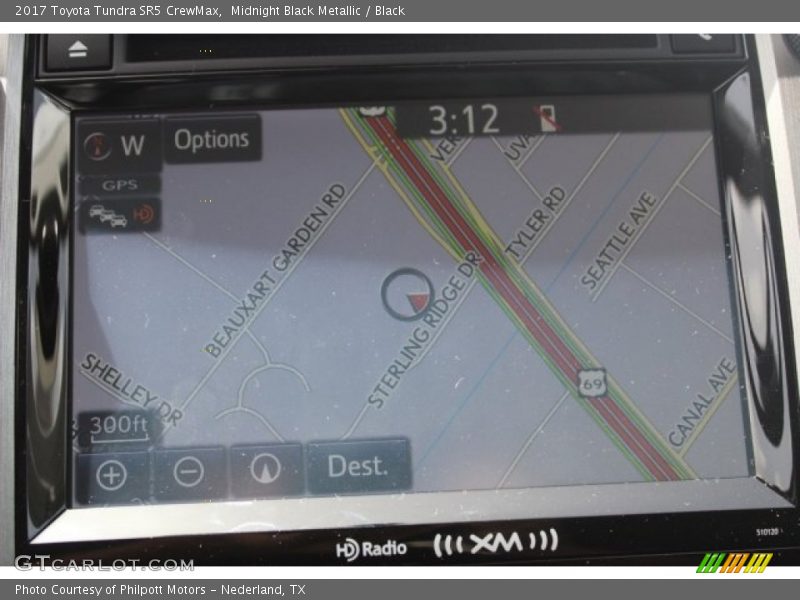 Midnight Black Metallic / Black 2017 Toyota Tundra SR5 CrewMax