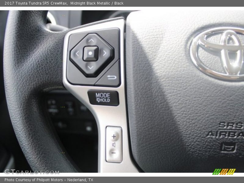 Midnight Black Metallic / Black 2017 Toyota Tundra SR5 CrewMax