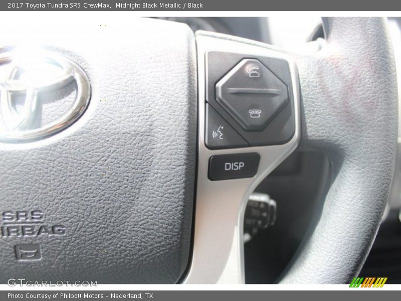 Midnight Black Metallic / Black 2017 Toyota Tundra SR5 CrewMax