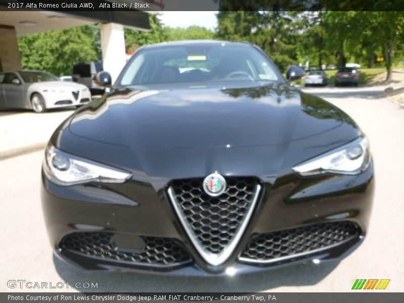 Alfa Black / Black 2017 Alfa Romeo Giulia AWD