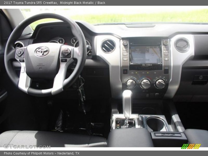 Midnight Black Metallic / Black 2017 Toyota Tundra SR5 CrewMax
