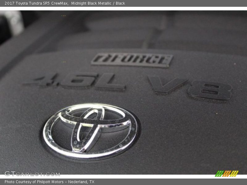 Midnight Black Metallic / Black 2017 Toyota Tundra SR5 CrewMax