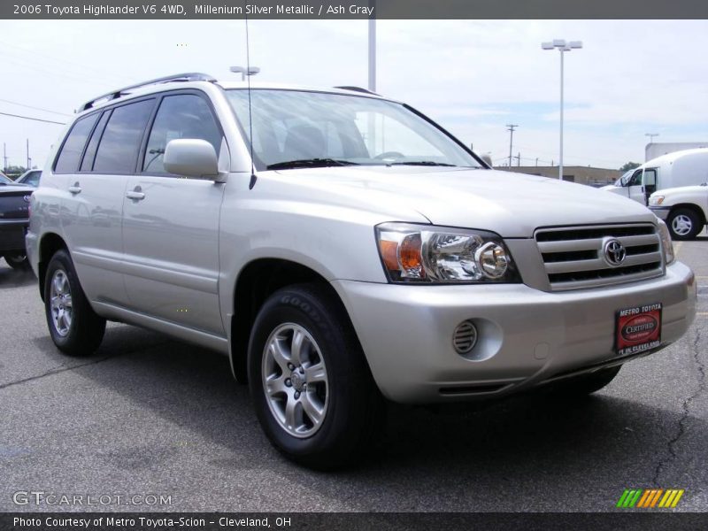 Millenium Silver Metallic / Ash Gray 2006 Toyota Highlander V6 4WD