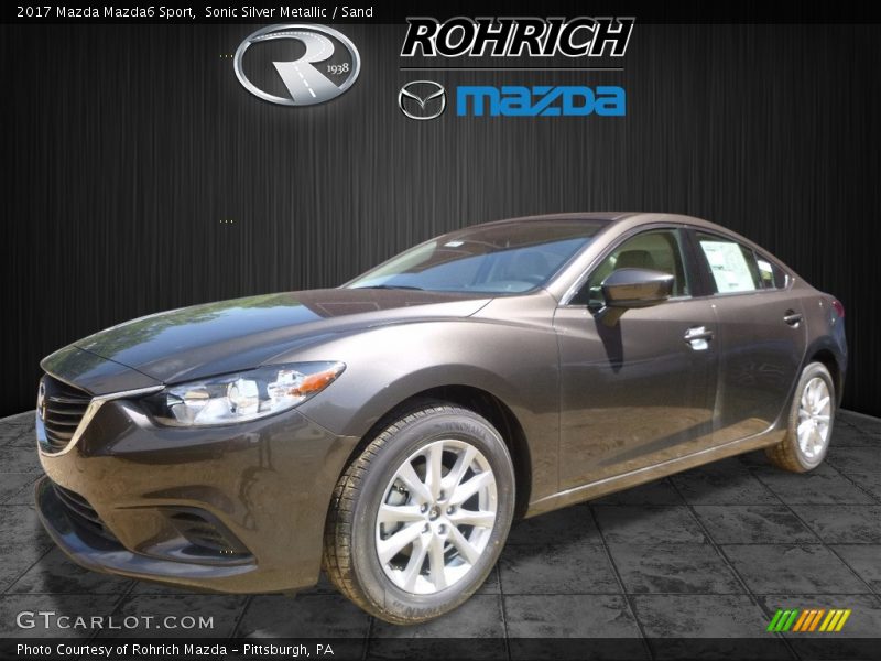 Sonic Silver Metallic / Sand 2017 Mazda Mazda6 Sport