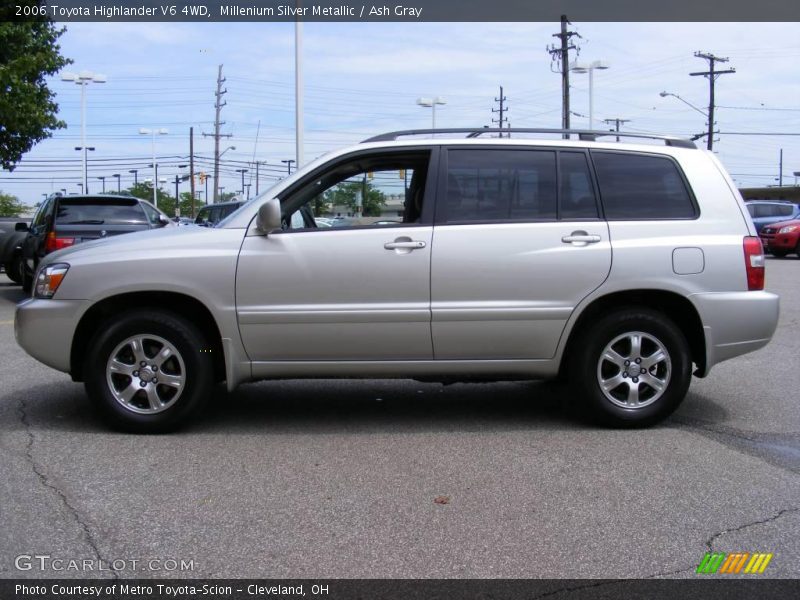 Millenium Silver Metallic / Ash Gray 2006 Toyota Highlander V6 4WD